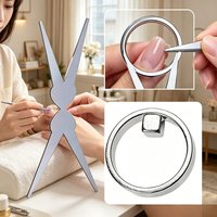 Nail Cat Eye Magnet Stick 2-in-1 Ring Double-Ended Cat Eye Magnet Tool for Nails Magnet for Perfect Cat Eye for Gel Polish DIY