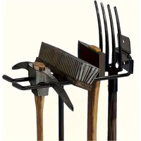 1pc/2pcs Gardening Tool Storage Rack with Carbon Steel Hooks for Tools, Rakes, and Shovels, Multi-purpose Storage Rack