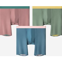 1pc Sports briefs for men lengthened legs and fat men antibacterial boxers for boys anti-wear leg boxer shorts head