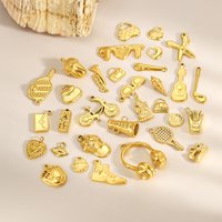 CARLIDANA Stainless Steel Glasses Music Eyes Earphone Bag Sports Charms for DIY Bracelet Necklace Earrings Making Accessories