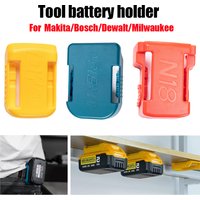 5/10Pcs Battery Storage Battery Case Battery Holder Rack Holder Case Suitable for Makita/Bosch/dewalt/Milwaukee 18V Devices