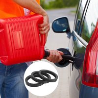 10Pcs/set Gas Can Spout Gasket Seals Rubber Black Ring Can Gaskets Fuel Washer Seals Spout Sealing Rings Replacement Gas Gasket