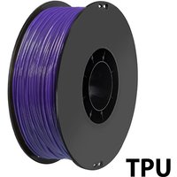 3D Printer TPU Flexible Filament Purple Elastic For Flexible Rubber Material Roll Flex 1.75mm Vacuum Packaging 250g 500g 1Kg