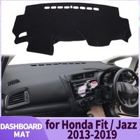 fit for Honda Fit Jazz 2013 2014 2015-2019 GK5 Car Accessories Dashmat Dashboard Cover Pad DashMat Sunshade Protective Carpet