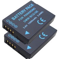 Batterie 1000mAh DMW-BCG10 BCG10 BCG10E pour Panasonic Lumix DMC-3D1 DMC-TZ7 DMC-TZ8 DMC-TZ10 DMC-TZ18
