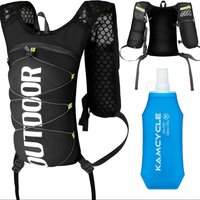 AliExpress KAMCYCLE Running Vest with 500ml Water Bottle for Women Men Lightweight Hydration Vest Backpack for Marathons Trail Running Cycling