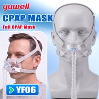 Yuwell YF-06 Cpap Mask with Headgear Full CPAP Mask Auto CPAP APAP BIPAP For Air Breathing Machine Sleep Apnea Anti Snoring