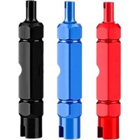 AliExpress GEETHA 3-in-1 Bike Multifunctional Valve Core Remover Tool Wrench Spanner For Bicycle Schrader and Presta Valve Extender