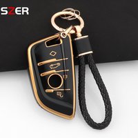 TPU Car Key Case Cover Holder Fob Keychain Shell For BMW X1 X3 X5 X6 X7 1 3 5 6 7 Series G20 G30 G11 F15 F16 G01 G02 F48 Keyless