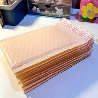 50pcs Color Co Extruded Bubble Bag Envelope Mailing Bubble Bag Clothing Packaging Bag Stationery Packaging Bag