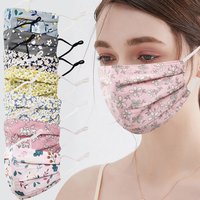 Breathable Cotton Printing Mask Fashion Washable Anti-UV Riding Face Mask Skin-Friendly Anti Dust Sunscreen Mask Outdoor Sports