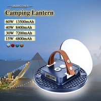 Lanterne de Camping Portable 13500mAh, aimant Rechargeable, lampe puissante pour tente de pêche, lampe de travail en plein air et de réparation