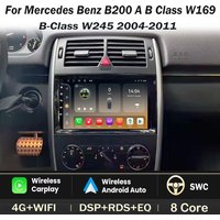 Radio samochodowe do Mercedes-Benz B200, klasy A i B, W169, A160, A180, A200, A220, rocznik 2009-2012, Android Auto, multimedia, CarPlay, nawigacja, 2DIN, BT