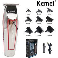 Kemei KM-032 Professionelle Haarschneidemaschine, Pflegetrimmer für Männer, Finishing-Haarschnitt, kabelloser Haarschneider, Elektrorasierer, Bart