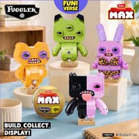 Original ZURU Fuggler Max Funny Ugly Teeth Monsters Blind Box Cool Cute SquadSeries Assembly Model Mystery Box Birthday Toy Gift