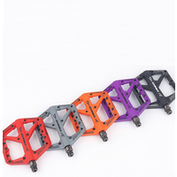 AliExpress Ultralight Nylom MTB Bicycle Pedals with DU+1 Bearing Flat Platform for Mountain Road Bike BMX - Pedal Parts