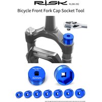 AliExpress RISK Bicycle Front Fork Cap Socket Tool MTB Bike Front Fork Shoulder Cover Sleeve Hexagonal Remove Repair Tool 20 24 26 27 28 30 32mm