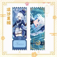 79 Characters Game Impact Double-sided Pattern Beautiful Waterfall Quicksand Ticket Stand Figure Model Acrylic Desktop Decor