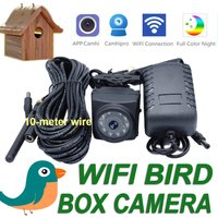 WIFI BIRD BOX CAMERA 5MP 2MP Mini Waterproof IR Night Vision IPC Suit KIT Watch Live or Recorded Footage of Nesting Birds Using