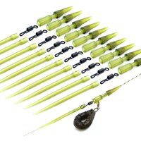 Carp Fishing Tackle Set For Helicopter Rig Making Accessories Quick Change Hooklink Fishing Swivels Anti Tangle Sleeves Set