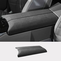 Car Armrest Mat Center Console suede Carsuede Auto Armrests Pad For BMW 5 Series I5 G60 2024 car Accessories Made of Alcantara