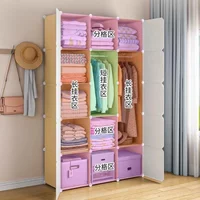 Wardrobe Girl Baby Cabinets Kids Furniture Baby Dresser Children Dress Up Storage Kids Cheap Roperos Closet Plastic Modular