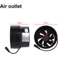 For Bathroom Kitchen Chicken Coops Pet Houses Warehouses Powerful Duct Fan 12V Ventilation Exhaust Fan 100mm-110mm