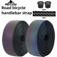 MOTSUV Road Bike Handle Tape Wrap Strap Cycling Damping Anti-Slip PU EVA Racing Handle Belt Straps Soft Shock Bicycle Accessorie
