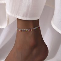 Stainless Steel Anklet Bracelet on Leg for Women, Bobemian Summer Beach Foot Jewelry ,Minimalist Anklets Female Gift