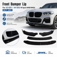 Frontstoßstangen-Spoilerlippe für BMW X3 G01 X4 G02 M Sport M40i M40d 2017-2021 Frontstoßstangen-Umrandungslippe Splitter Spoiler Diffusor Karosserie-Kit