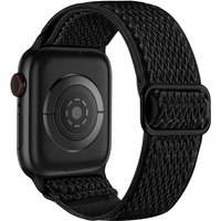 Compatible with Apple Watch Bands Stretchy Soft Nylon Strap for Apple Watch Ultra 2 iWatch SE Series 9 8 7 6 5 4 3 2 1