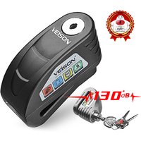 AliExpress NONE Brake Rotor Padlock Disc Motorcycle Alarm Lock Bike Disc Lock Warning 130DB Security Anti Theft Waterproof Brake Locks Moto Lock