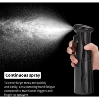 200ml Barber Spray Bottle High Pressure Water Can Hairdressing Disinfection Can Continuous Fine Mist Water Bottle Salon Supplies