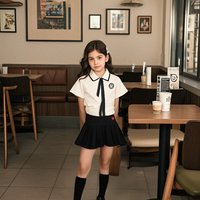 Korean Reviews Many Baby Clothes Embroidered Heart Design Cute Sweet SolidCasual Simple Pleated Skirt Safety Pants 1PCS