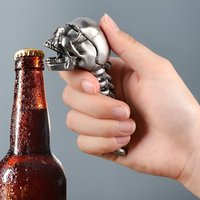 Hot Sale Alloy Skull Bottle Opener, Novelty Gothic Beer Can Opener, Premium Creative Spooky Halloween Party Gift