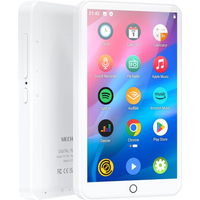 MP3 Player with Bluetooth and WiFi, 4.0-inch Full Touchscreen MP3 MP4 Player with Speakers, Android Digital HiFi Audio, eBook