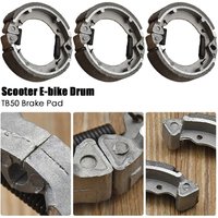 Moped Scooter 90mm 75mm Rear Drum Brake Pads Shoes Motorcycle Brake System Motorbike Brake Shoe Metal Spring TB50 AG5