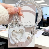 3D Butterfly Pearl Heart Charging Cable Protector Case For iPhone 17 20W 18W Charger Head Data Cable Anti-Bending Wire Organizer