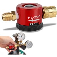Nitrogen Purge Tool Connector Regulator with 3 Position Dial Shut-off Valve for HVAC Systems Precision Flow Control Equipment