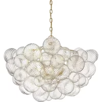 Nordic Fashion Glass Chandelier for Dining Living Room Bedroom Pendant Lamp Minimalist Decor Indoor Lighting Lusters Lighting