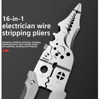 1Pc Multi Functional Electrician Pliers For Wire Splitting And Stripping For Electricians‘
