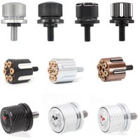 Motorcycle Rear Fender Seat Bolt Tab Screw Nut Knob Cover For Harley Touring Road Street Glide Dyna Sportster Hardware Universal