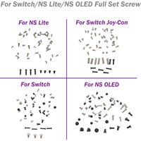 1-5sets for Switch for NS Lite for NS OLED Full Set Screw Replacement Kit Console Housing Screw Game Console Repair Parts
