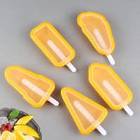 Silicone Ice Cream Mold with Multiple Shapes, Summer Homemade for Household Ice Cream Making Tool, 5PCS Set