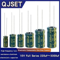 Electrolytic capacitors 10V 220uF 470uF 680uF 1000uF 1500uF 2200uF 3300uf High-frequency low-impedance power supply capacitors