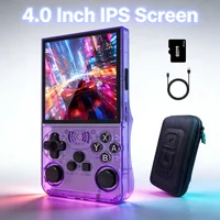 GAMINJA ANS13 Retro Handheld Game Console Portable 4.0 Inch IPS Screen 15000+ Games Linux System Pocket Video Game Player