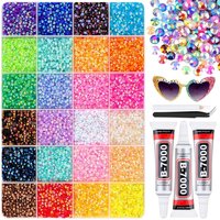 Multicolor Resin Rhinestone Kit DIY Decoration Craft Supplies Jelly Rhinestones Sparkling Diamond Art Bedazzling Rhinestones