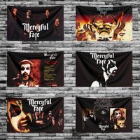 3x5 Ft Mercyful-Fates Heavy Rock Band Flag Polyester Digital Printing Banner for Bedroom Wall Art Out Door Tapestry Decoration