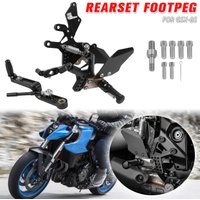 For Suzuki GSX-8S GSX 8S GSX8S GSX8R 2023-2025 Carbon Fibre Footpeg Rear Set Foot Pegs Pedal Footrest Heel Wing Adjuster Rearset