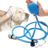 High-pressure Sprayer dog shower Gun Adjustable Pet Wash Cleaning Bath Water Foam Soap Sprayer Dog Clean Massager Shower Tool
